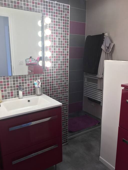 Salle de Bain avec douche Italienne et WC