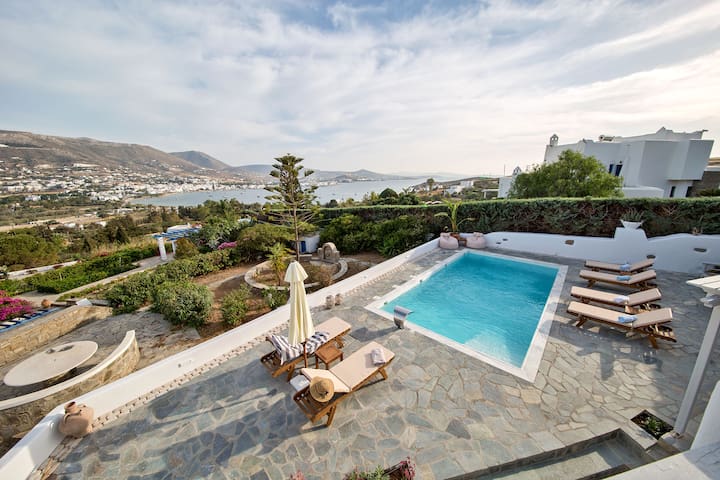 Villa Deep Blue with private pool in Parikia