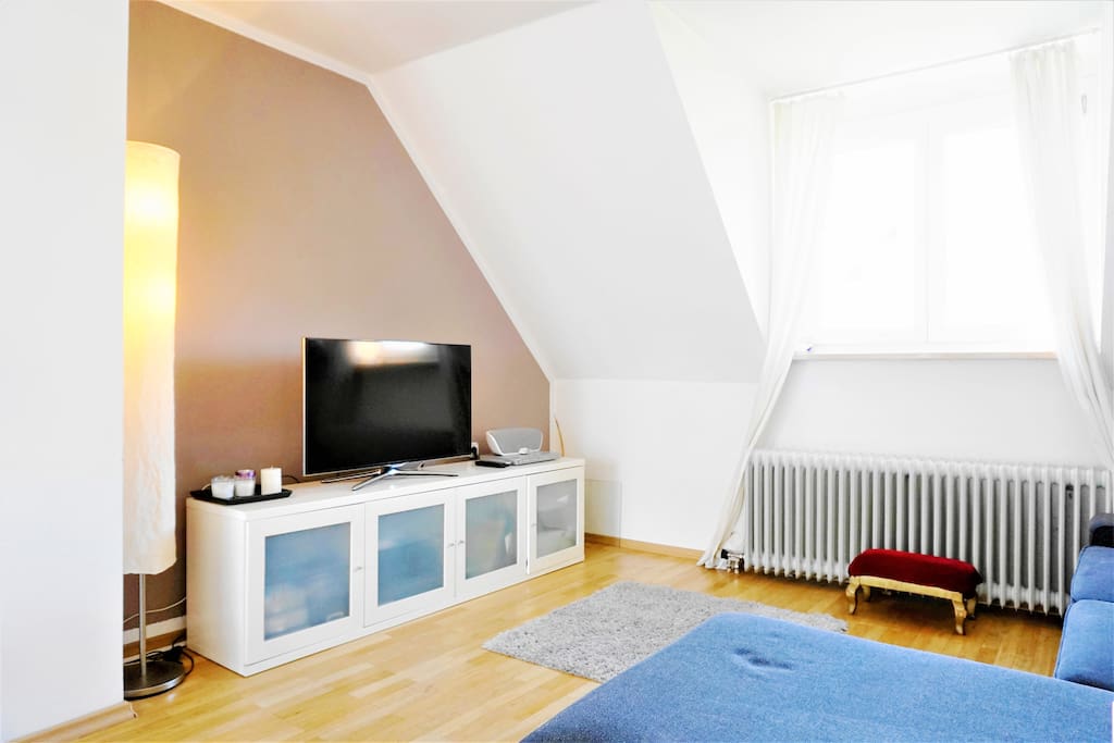 You´re welcome to enjoy your evenings on the couch by watching TV.
