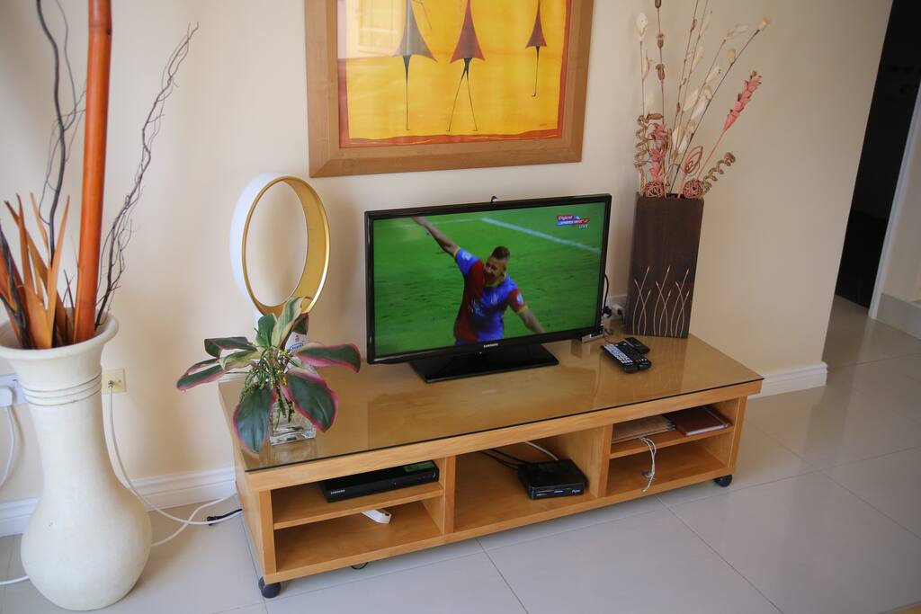 Over 200 Cable channels & dedicated high speed internet in your suite.