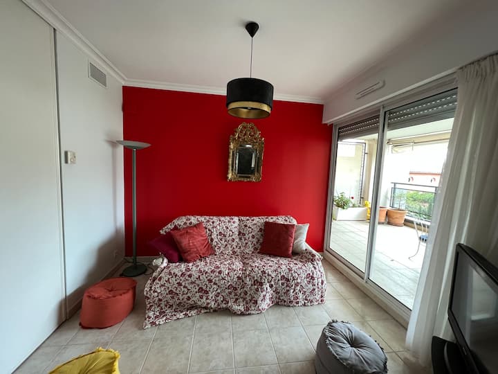 Appart Proche Rotonde Clim Parking Fibre Terrasse - Aix-en-Provence