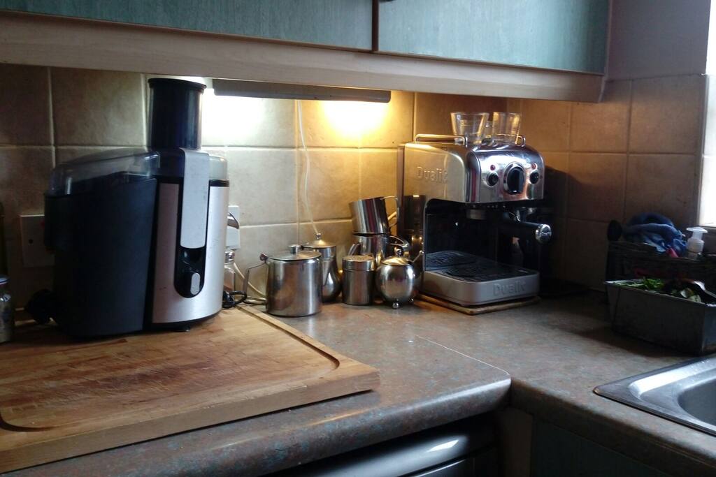 fresh juices can be arranged & we use Lavazza coffee beans for fresh good cappuccino each morning.