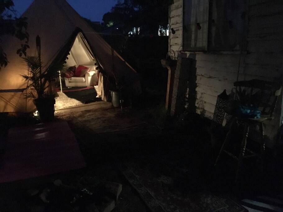 Close to bungalow/seperate room which could be available to use aswell for more people