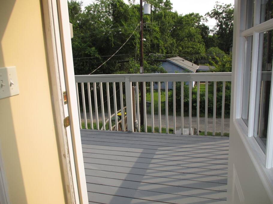 Your own deck for fresh air!