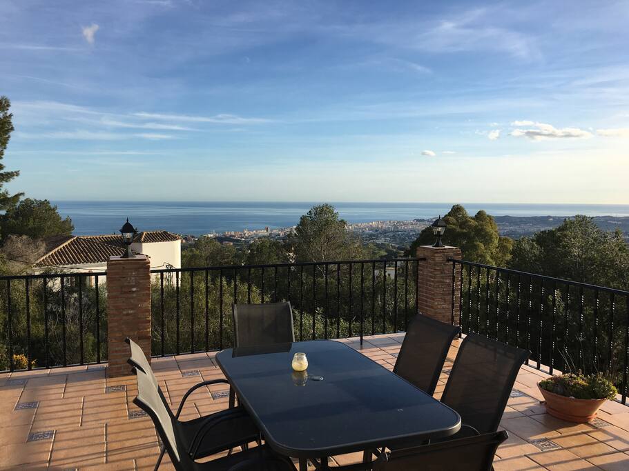 Sea view, and view of Fuengirola.