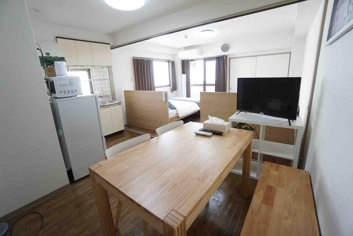 oneday apartment japan アイボリー Simple Studio Apartment in Osaka - Apartments for Rent in