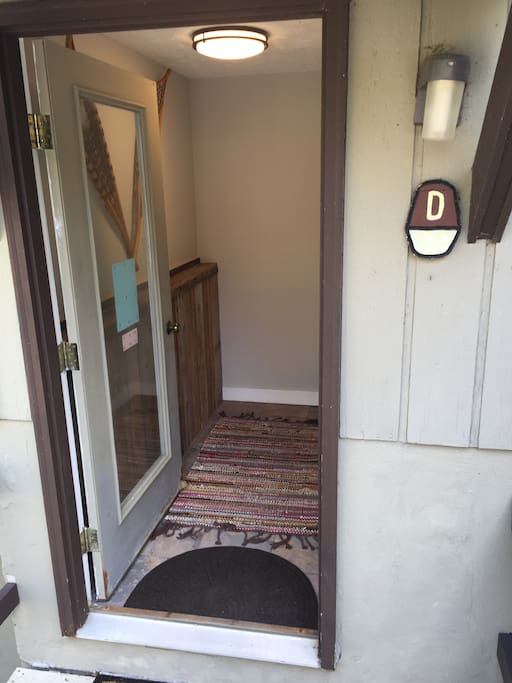 Private entrance