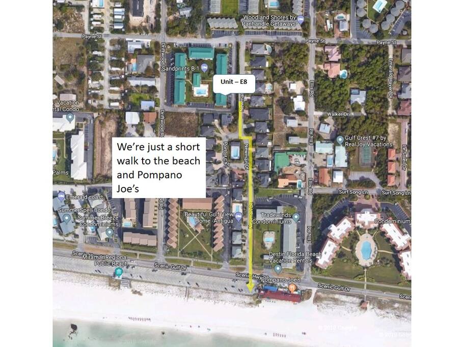 Beautiful beach just a short 300' away! Great public access, family friendly beach!
