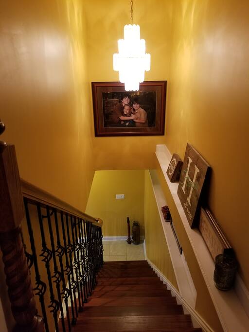 Steps to walkout basement