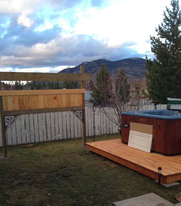 Hot tub with view