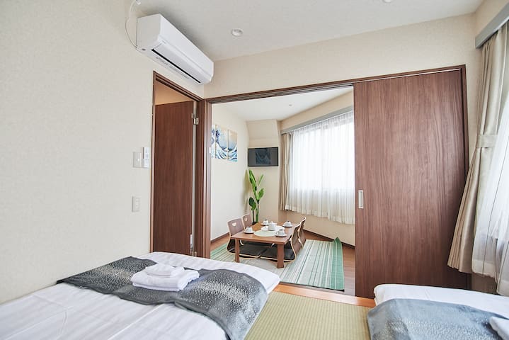 JR山手线駒込站步行2分整层三套高级公寓K13，三套卫浴，新宿16分