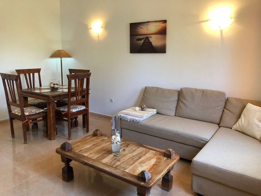 Sitting and dining area