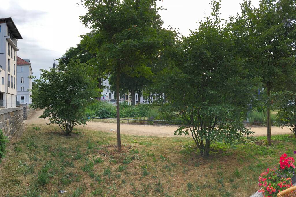 Ansicht Umfeld vor dem Haus