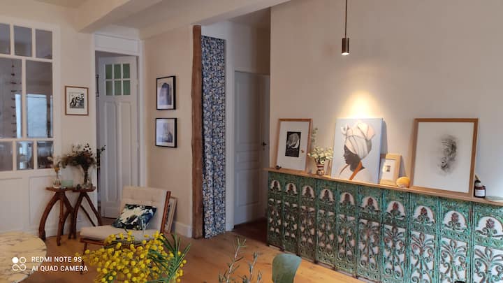 CHARME TOULOUSAIN +  BALCON + CALME S/ COUR