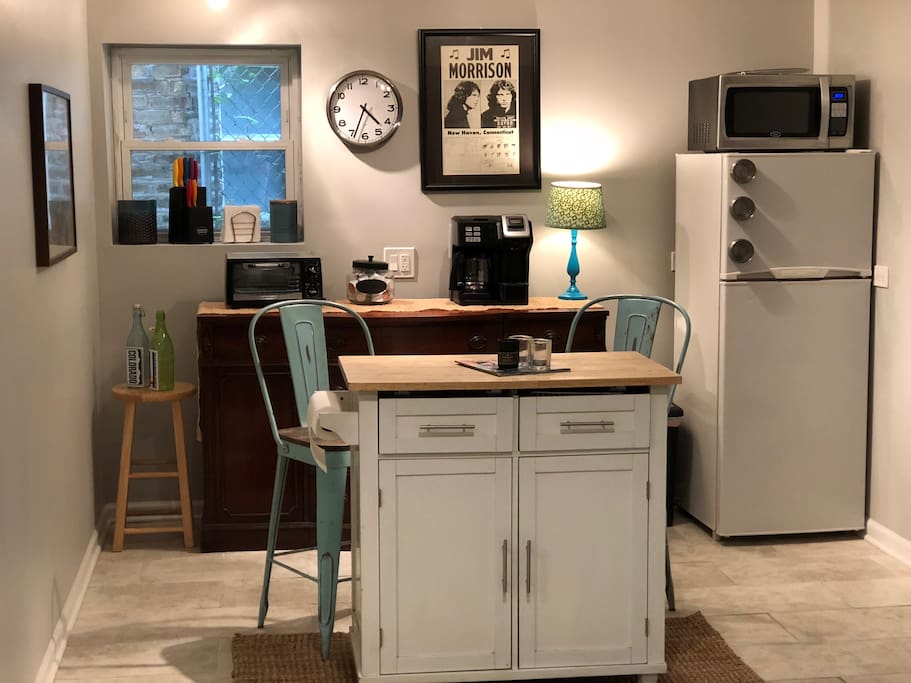 "Kitchen" minus stove and sink