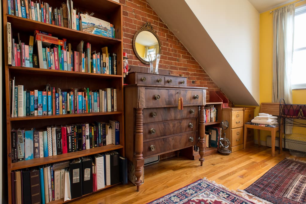 Exposed brick is one of the signature details of the South End.