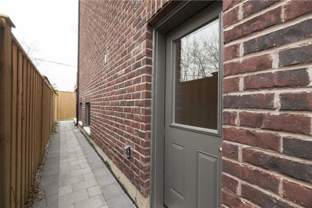 Private entrance