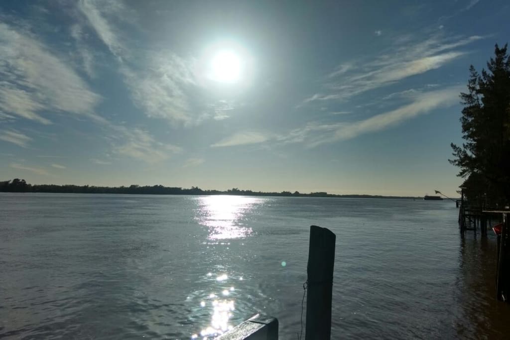 Vista desde el muelle.