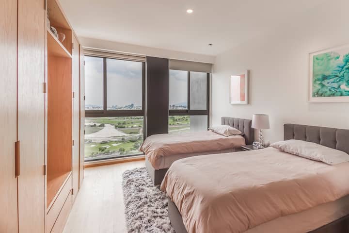 Bedroom #3 with Two Luxurious Twin Beds