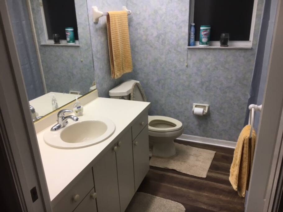 right next to bedroom
