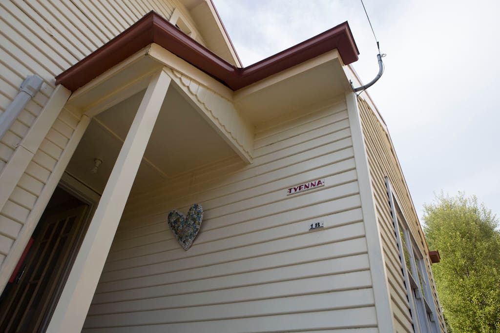Tyenna is the name of the house -which is an old Cascade brewery worker cottage