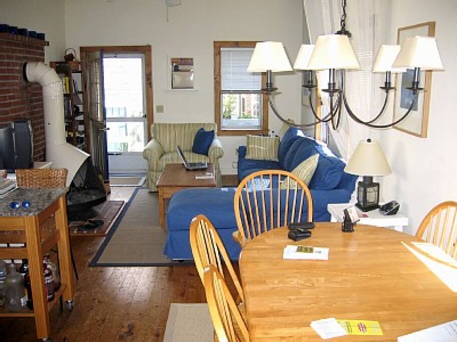 Spacious and open living area