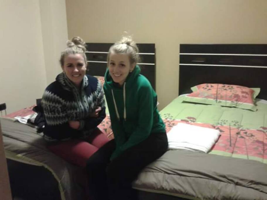 Our twin bed room