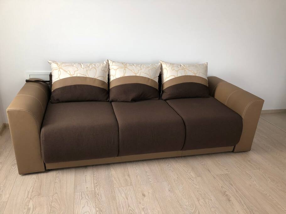 The soft couch!