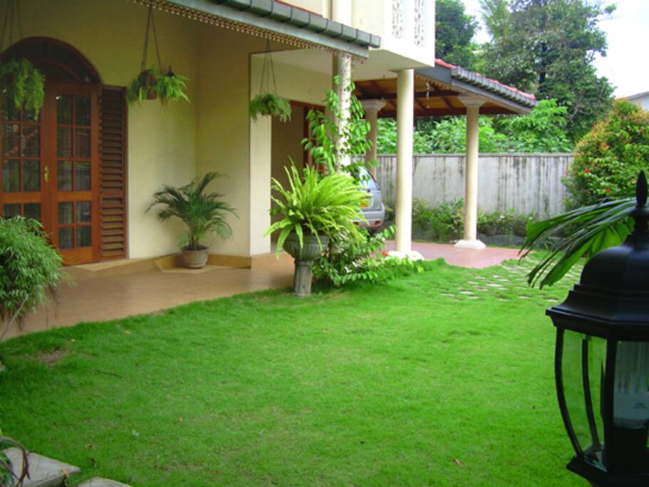 Front Garden with boundary wall.