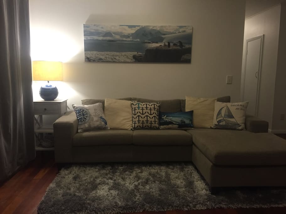 Open plan living area