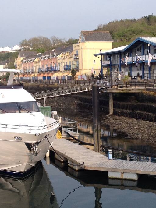 House looking from the marina