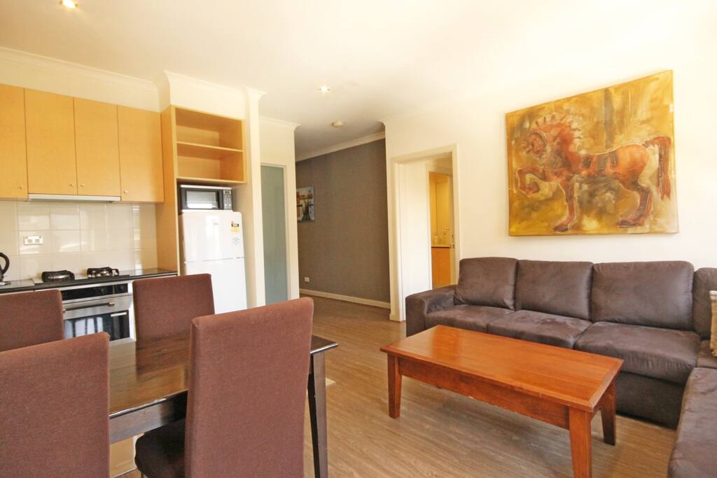 Living room and Kitchen