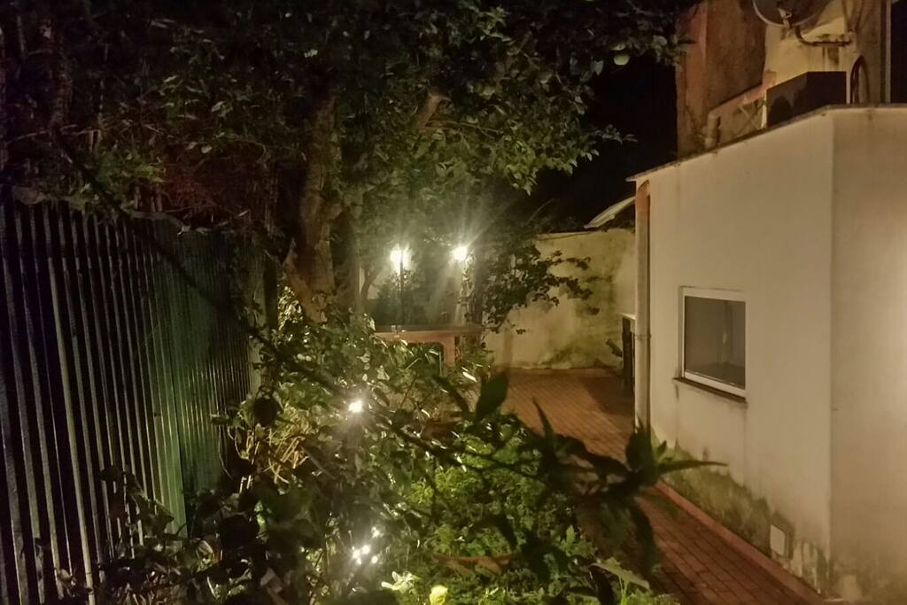 Vista del giardino di sera - Night time garden view