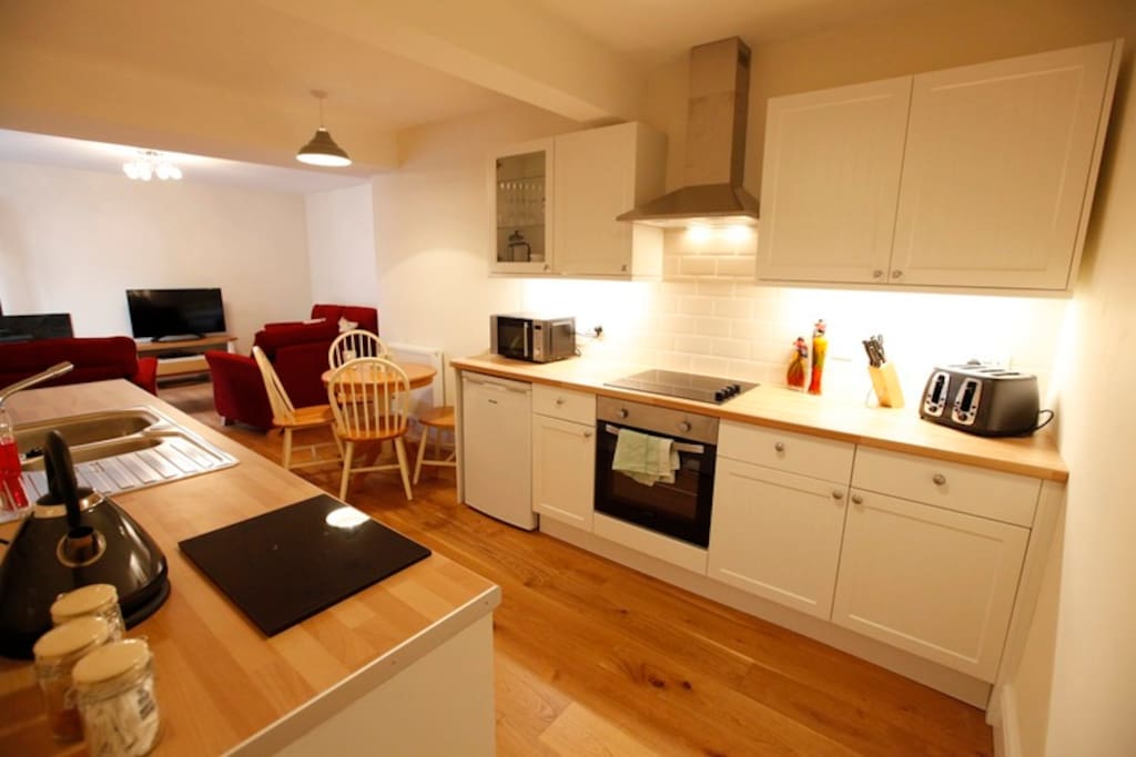 Modern kitchen area