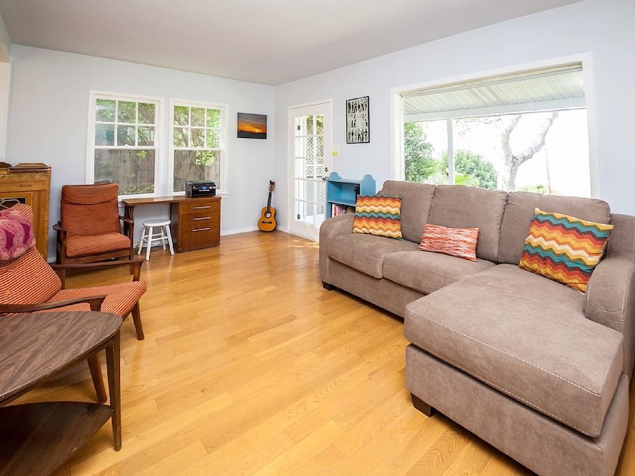 Living Room with Sleeper Couch