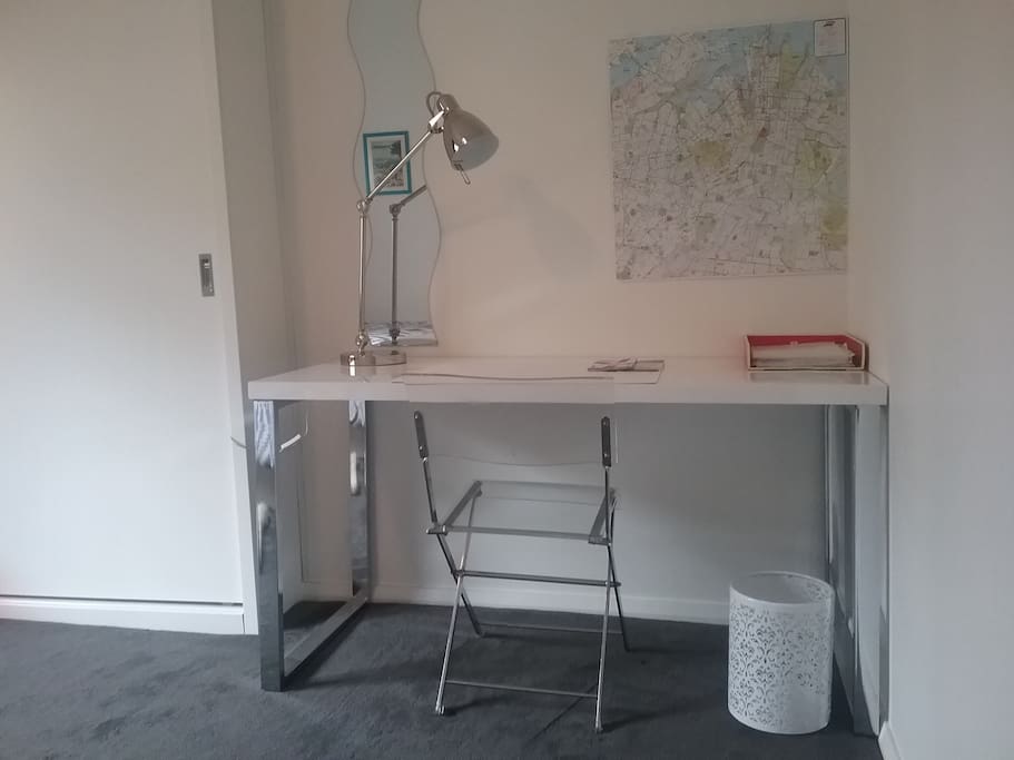 New desk area