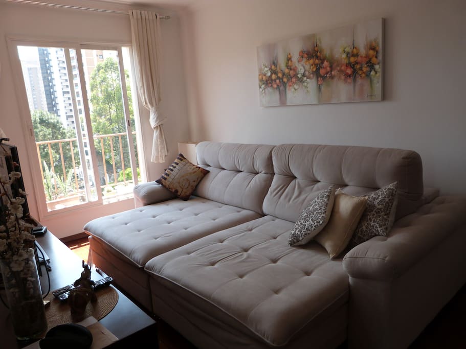 Sala sofa aberto