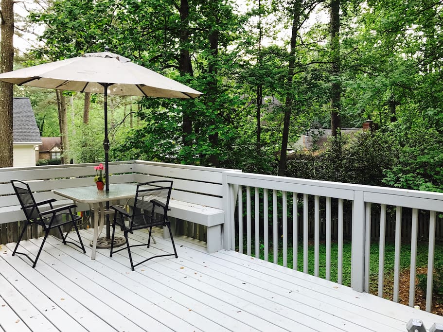 Peaceful deck