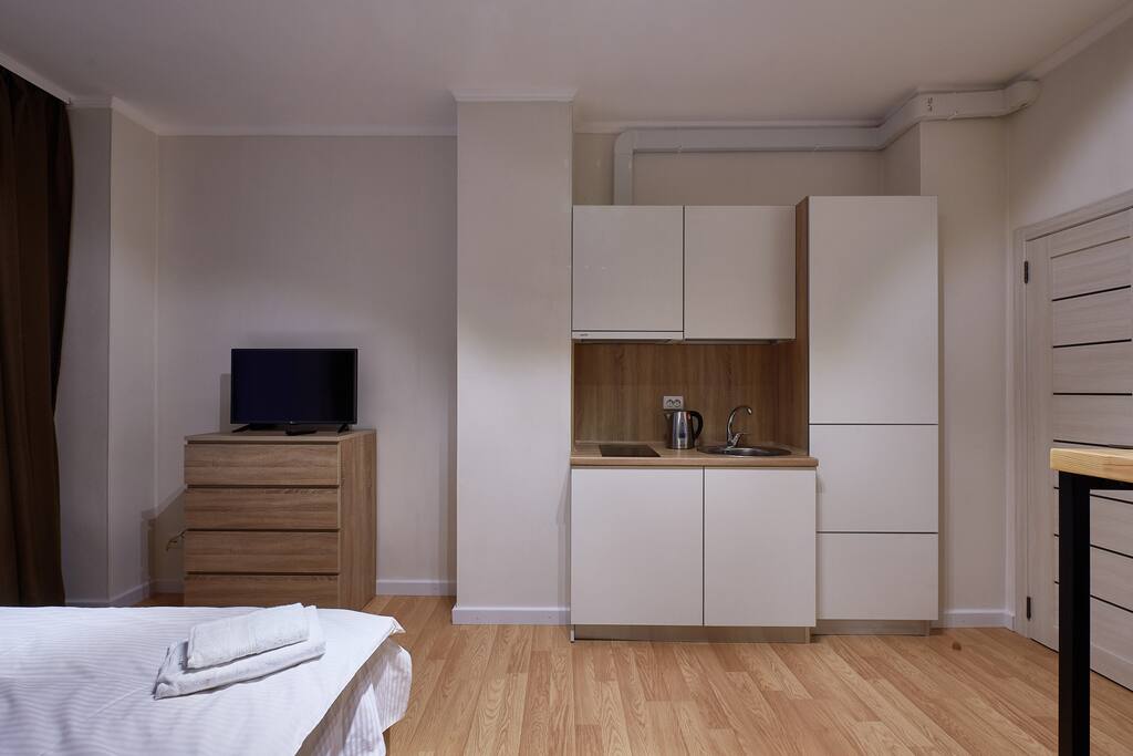 Small built-in kitchen