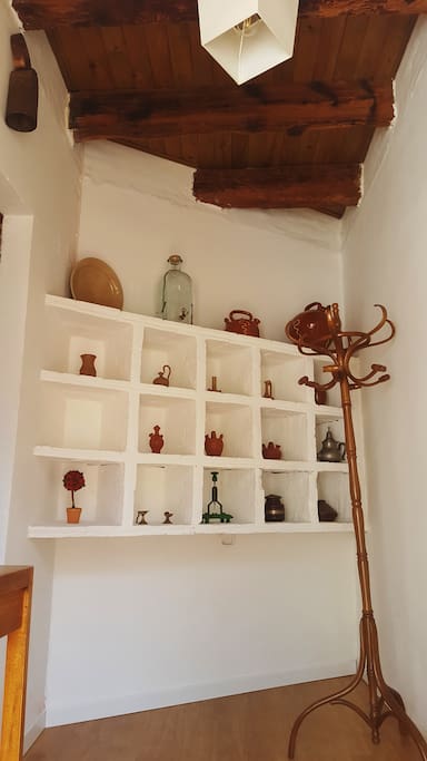 The hall, an old chicken coop.