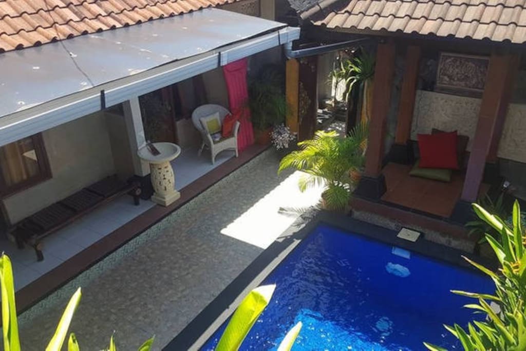 Pool and lounge area