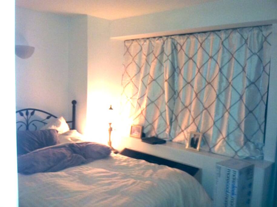 Bedroom with outdoor entrance