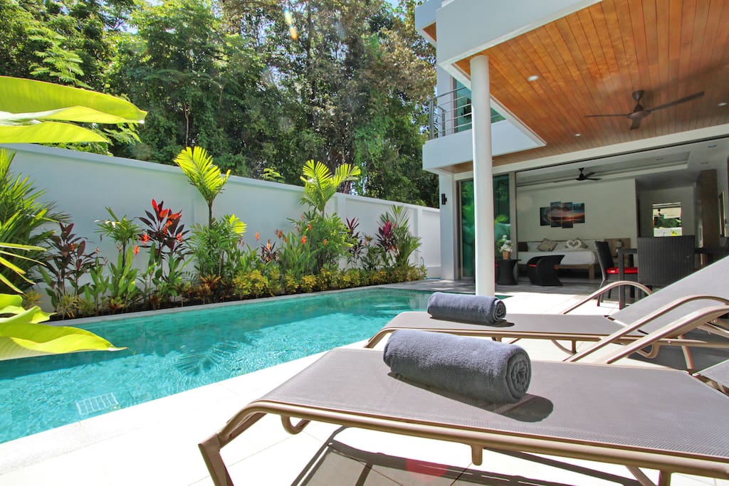 Sun Bed Area
