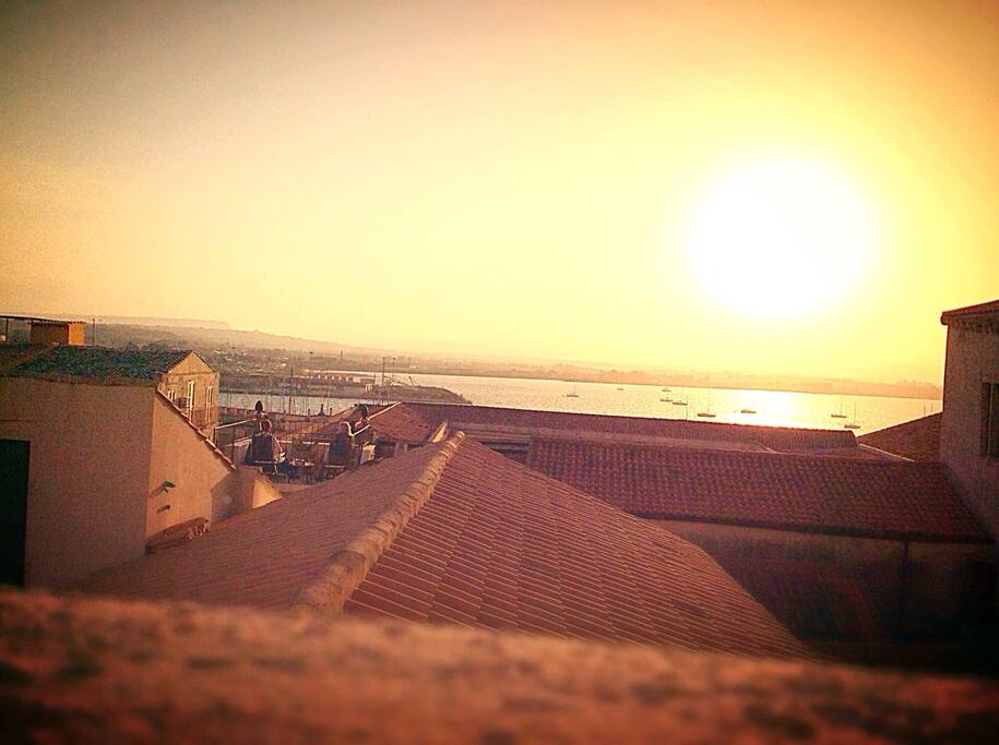 Tramonto dal terrazzino privato