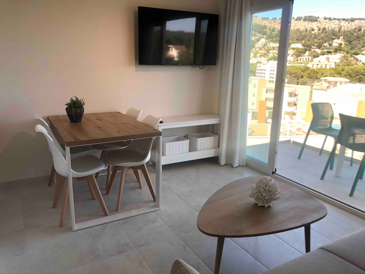 Seaview apartment 5B balcony In Canyamel Torre Doy 3