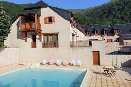 T2 2/4 p. St Lary / Vignec Piscine & Calme assuré