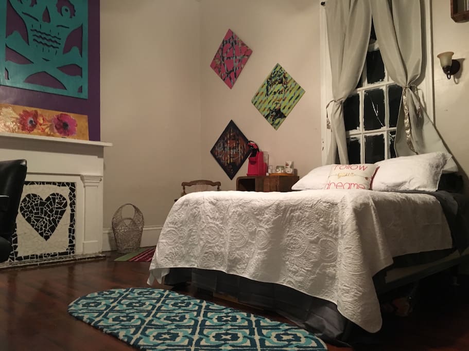 Your bedroom w/ Queen Bed