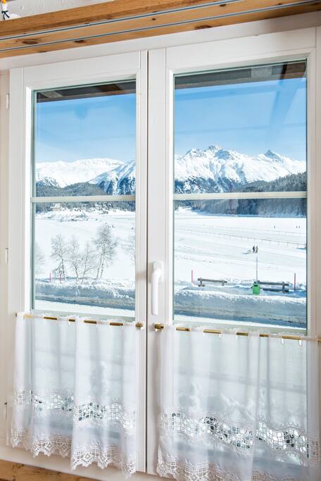 Aussicht auf den St. Moritzer-See