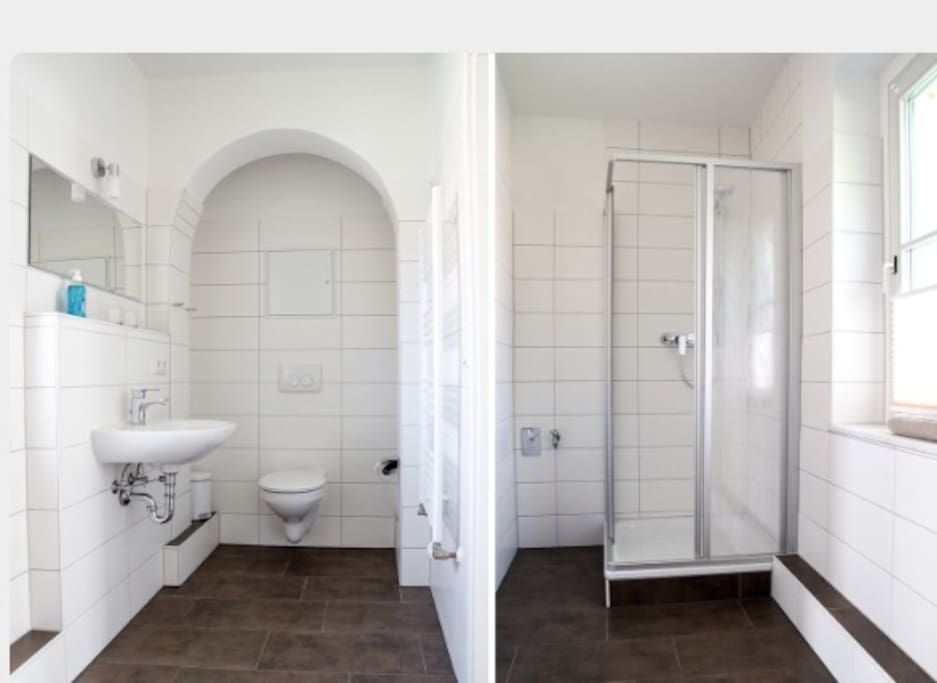 gr. Badezimmer inkl. Dusche