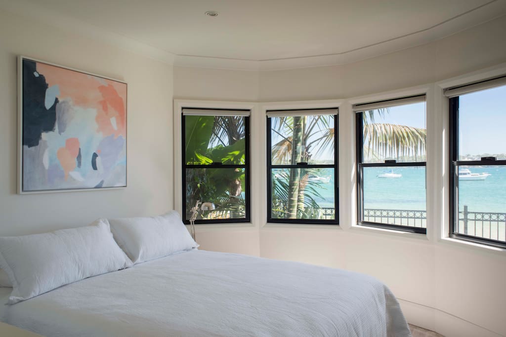 Guest bedroom #2 is a stand alone queen bed with ensuite in 'The Shack' - a beautiful light room set right on the beach.